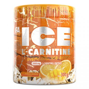 FITNESS AUTHORITY Ice L-Carnitine - 300g Šaldantys apelsinai/mango