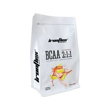 IRONFLEX BCAA 2:1:1 - 1000g Obuoliai