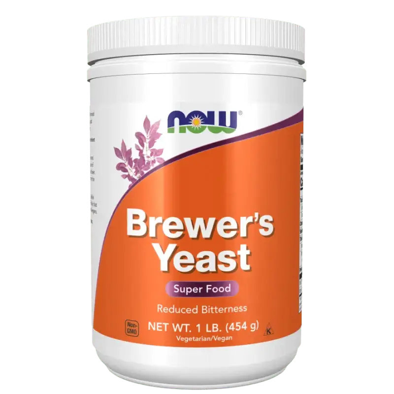 NOW Brewer&apos;s Yeast Powder (alaus mielės) - 454g