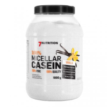 7 NUTRITION 100% Micellar Casein - 1000g Vanilė