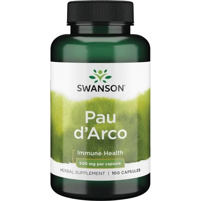 SWANSON Pau d&apos;Arco 500mg - 100 kaps.