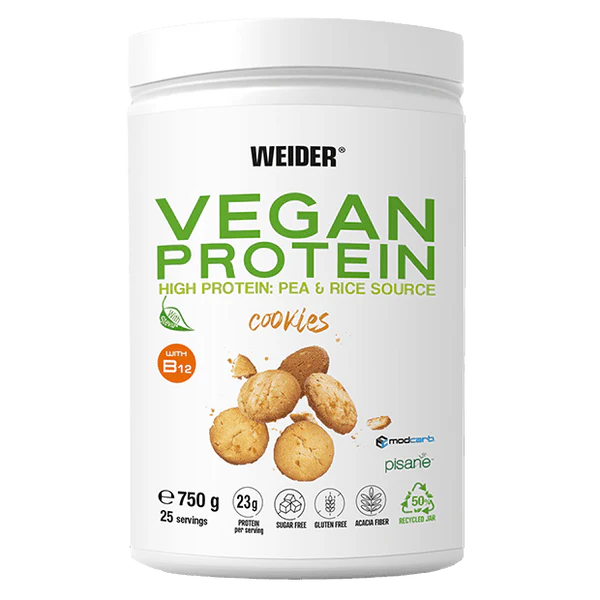 WEIDER Vegan Protein - 750g Sausainiai