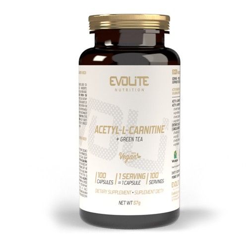 EVOLITE Acetyl L-Carnitine + Green Tea - 100 kaps.