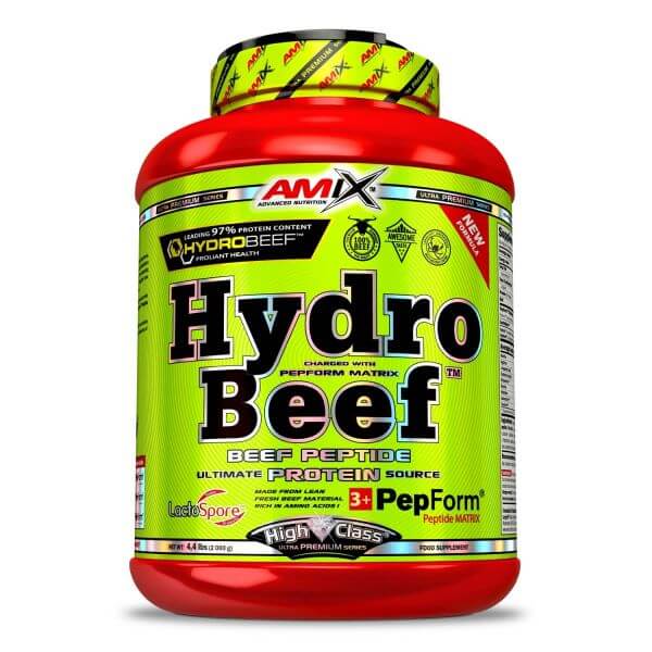 AMIX HydroBeef™ Peptide Protein - 2000g Žemės riešutai/šokoladas/karamelė