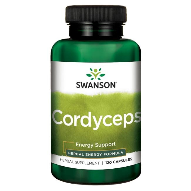 SWANSON Kordicepsas 600mg - 120 kaps.