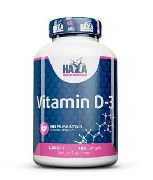 HAYA LABS Vitamin D-3 (1000 IU) - 100 kaps.