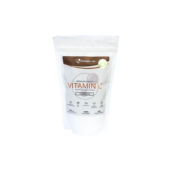 PROGRESS LABS - Vitamin C 1000mg (L-Ascorbic ACID) - 500g