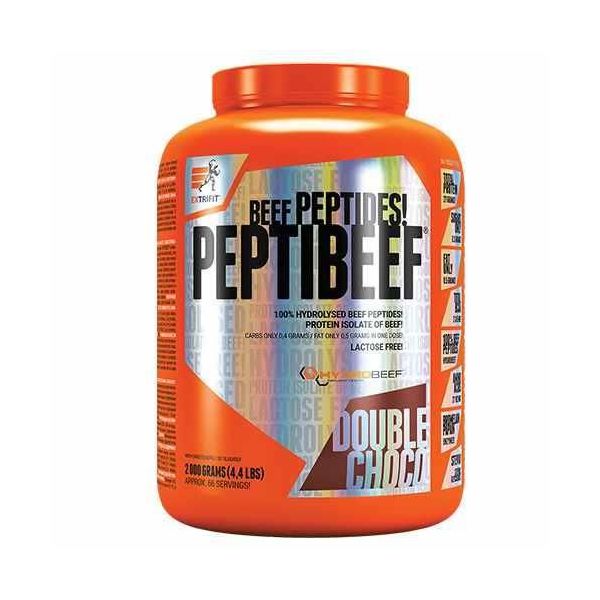 EXTRIFIT PeptiBeef - 2000g Dvigubas šokoladas