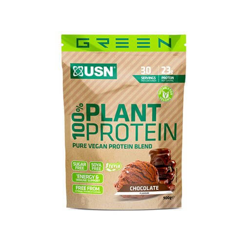 USN 100% Plant Protein - 900g Šokoladas