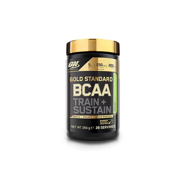 OPTIMUM NUTRITION BCAA Train + Sustain - 266g Braškė/kivis