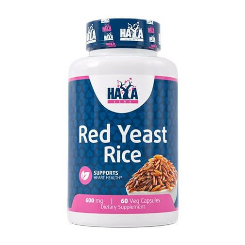 HAYA LABS Red Yeast Rice (raudonųjų mielių ryžių ekstraktas) - 60 kaps.