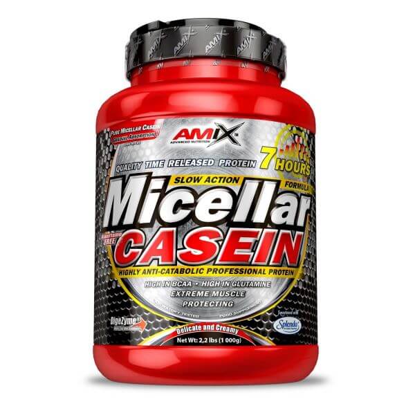 AMIX Micellar Casein - 1000g Braškės