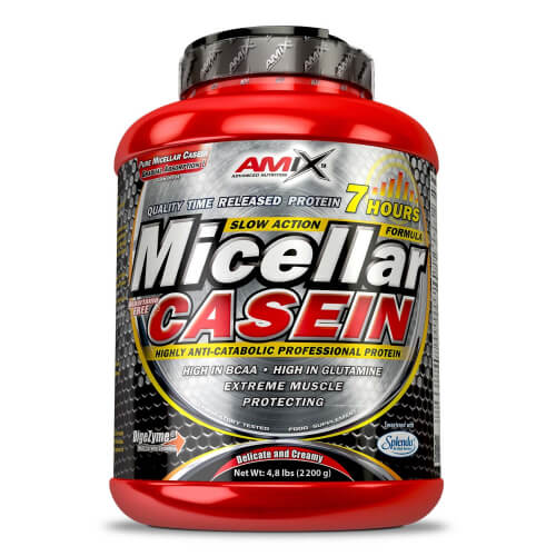 AMIX Micellar Casein - 2200g Braškės