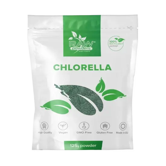 RAW POWDERS Chlorella - 120 kaps.