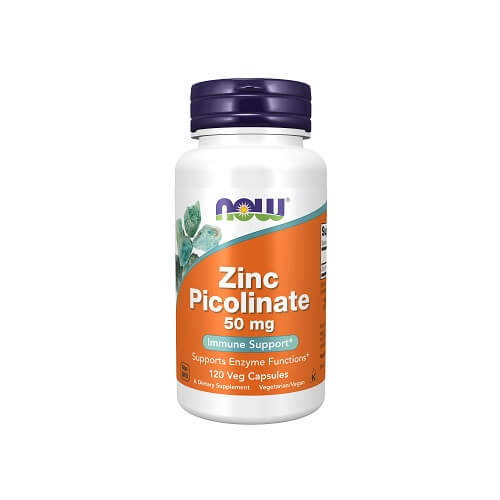 NOW Zinc Picolinate 50mg (cinko pikolinatas) - 120 kaps.