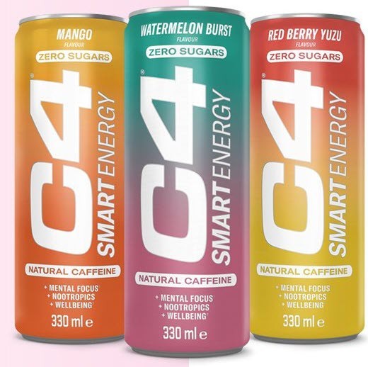 CELLUCOR C4 Smart Energy Drink - 12 x 330ml Arbūzų