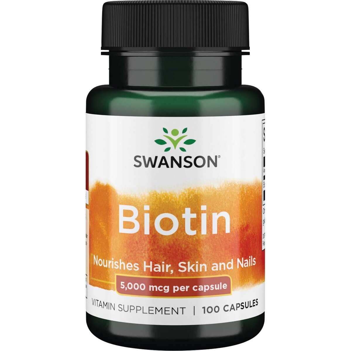 SWANSON Biotinas 5000mcg - 100 kaps.