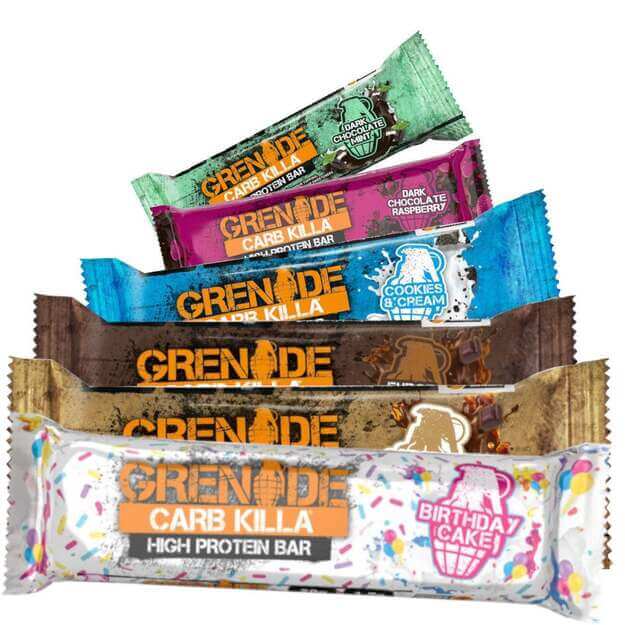 GRENADE Carb Killa Bar - 12x60g (dėžutė) Gimtadienio torto