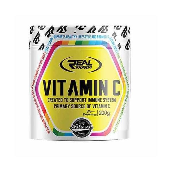 REAL PHARM Vitamin C - 200g Citrina/apelsinas