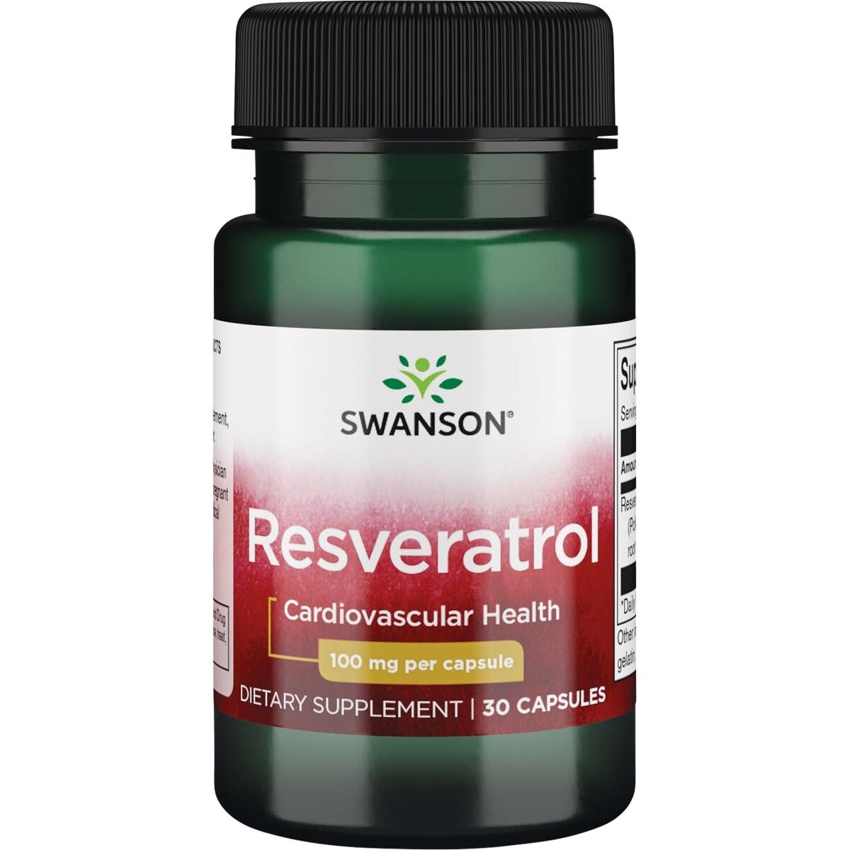 SWANSON Resveratrolis 100mg - 30 kaps.