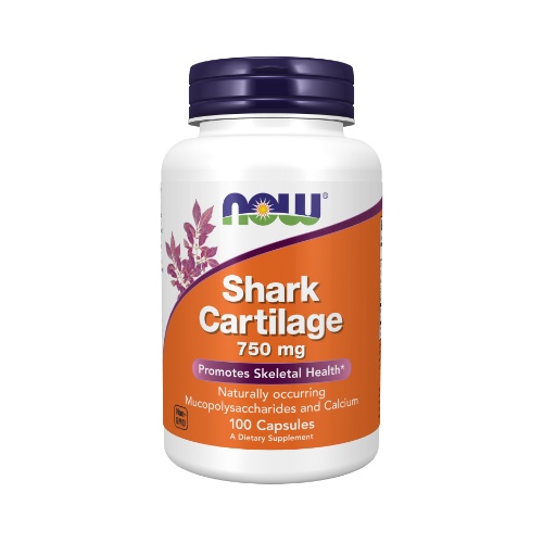 NOW Shark Cartilage 750mg - 100 kaps.