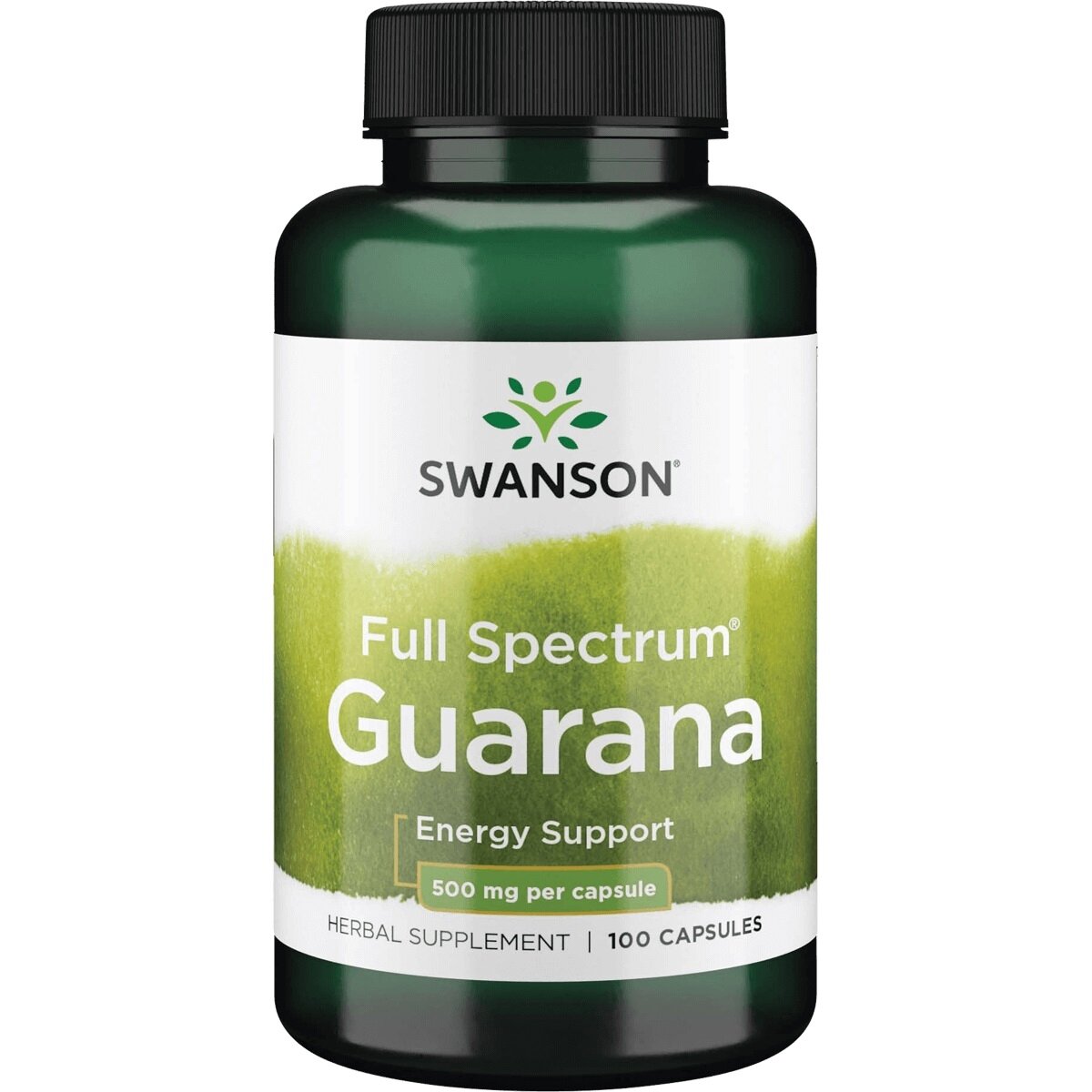 SWANSON Guarana 500mg - 100 kaps.