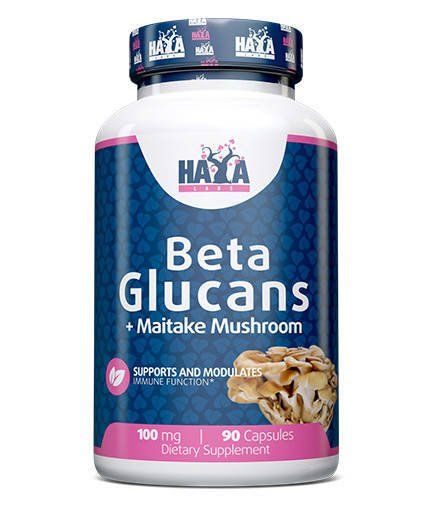 HAYA LABS Beta Glucans + Maitake Mushroom - 90 kaps.