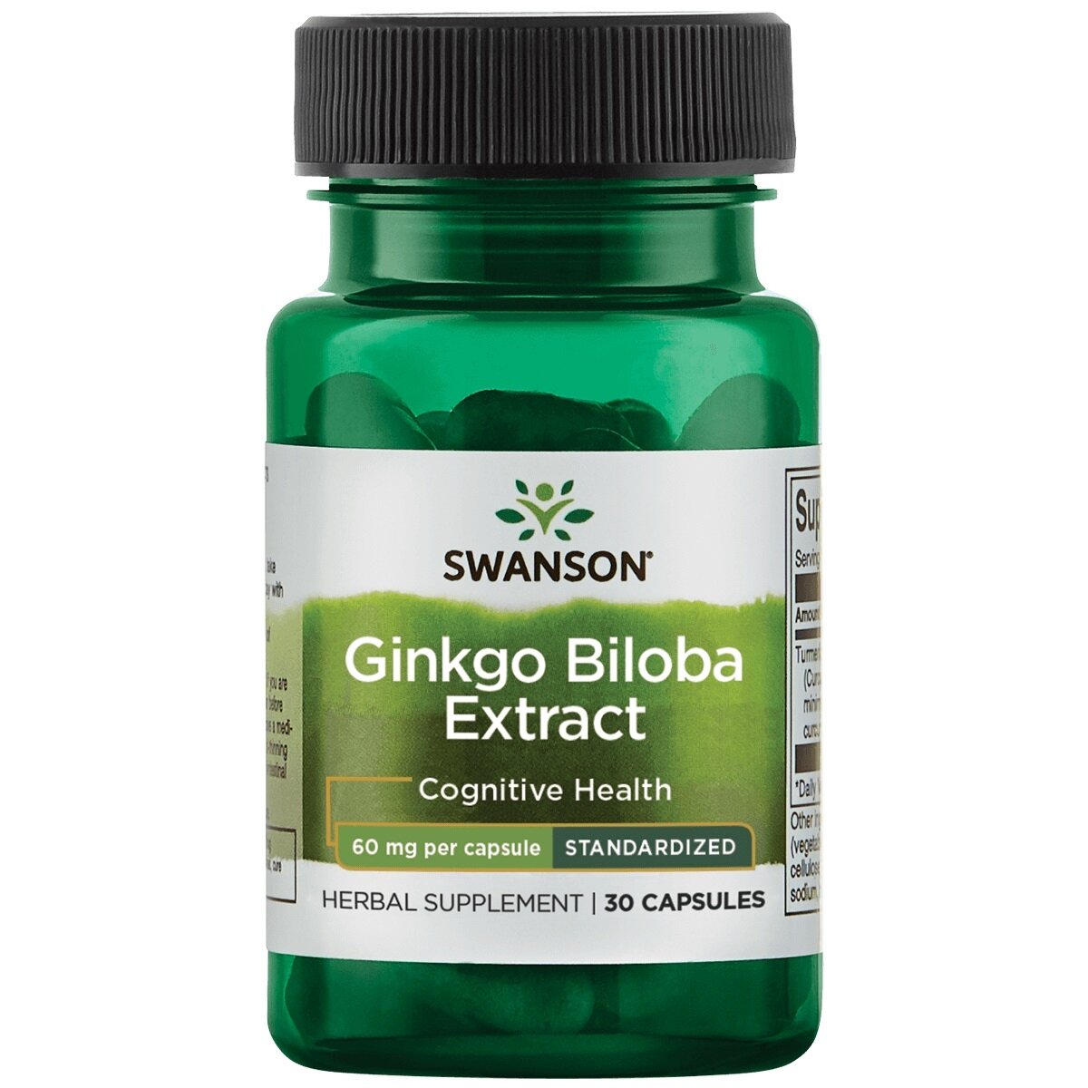 SWANSON Ginkgo Biloba Ekstraktas - 30 kaps.