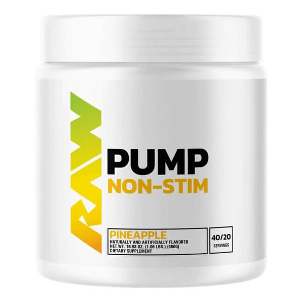 RAW NUTRITION Pump Non-Stim - 480g Braškių limonadas