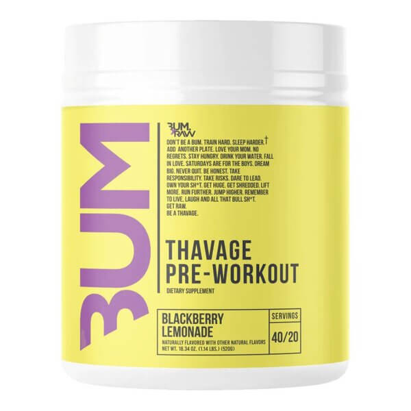 RAW NUTRITION Thavage Pre-Workout - 520g Persikai