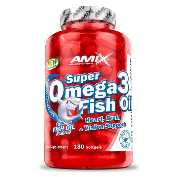 AMIX Super Omega3 Fish Oil - 180 kaps.