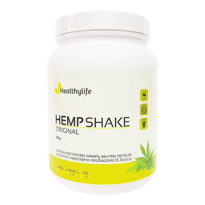 Hempshake Original, 500 g miltelių