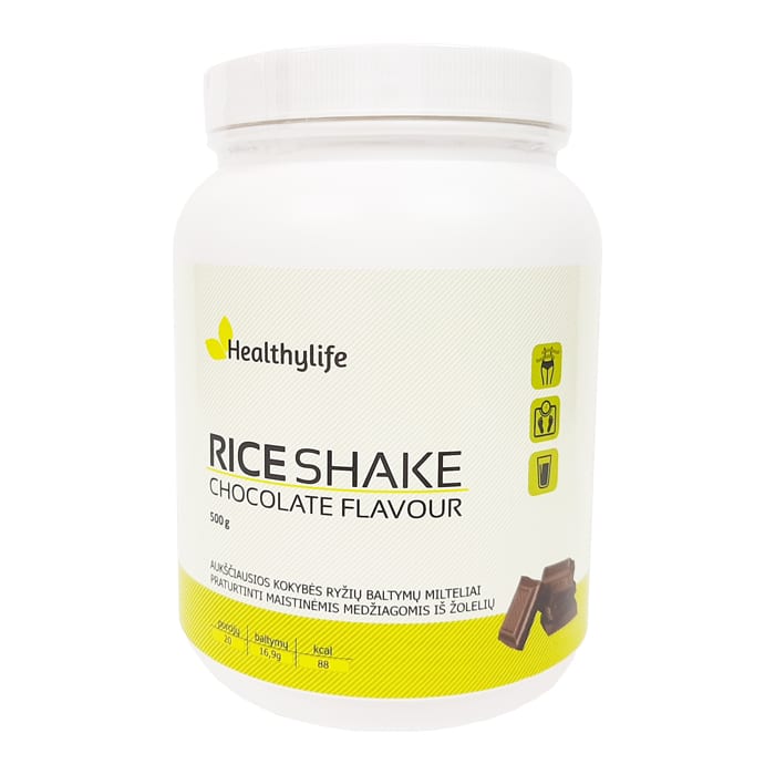 Riceshake Chocolate, 500g miltelių