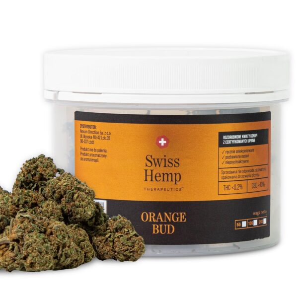 Swiss Hemp ORANGE BUD CBD kanapių žiedai 10%