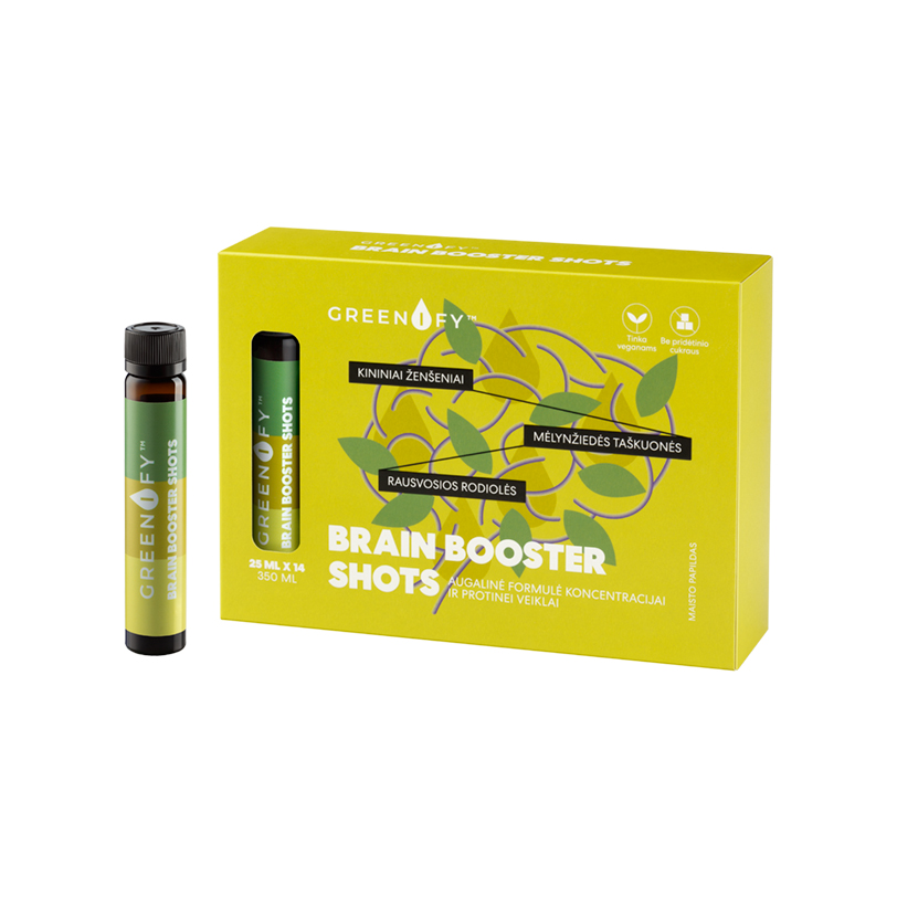 GREENIFY Brain Booster Shots / AKCIJA 1+1