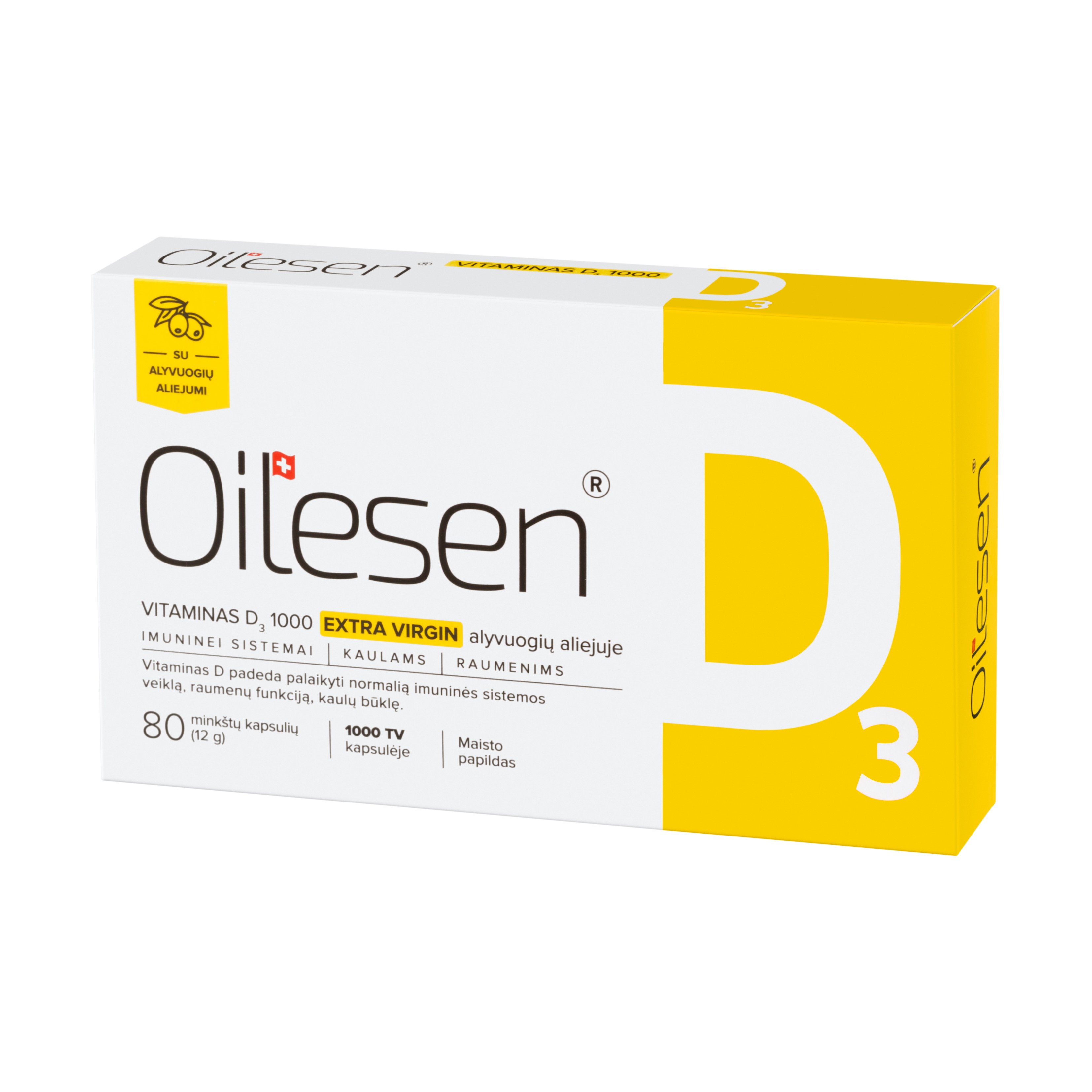 Oilesen Vitaminas D3 1000