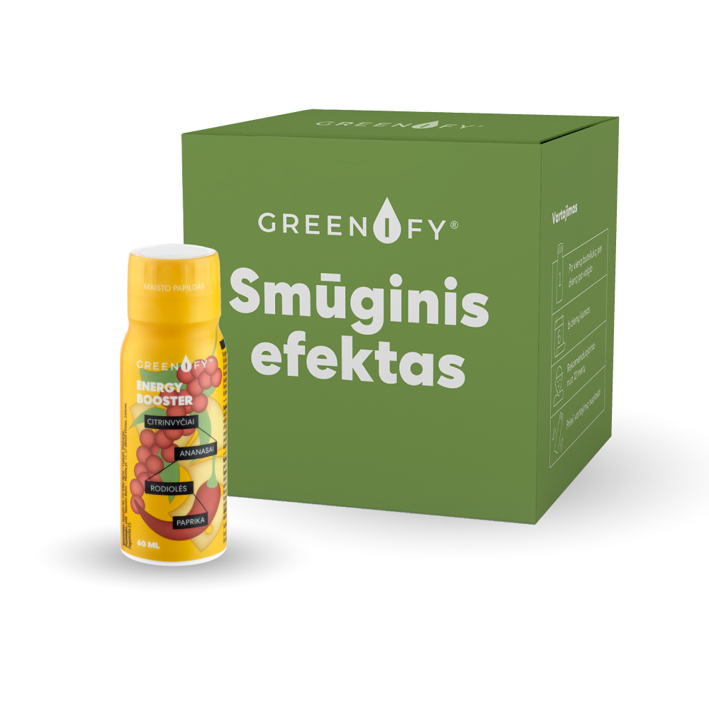 GREENIFY Energy Booster (6 dienų kursas)