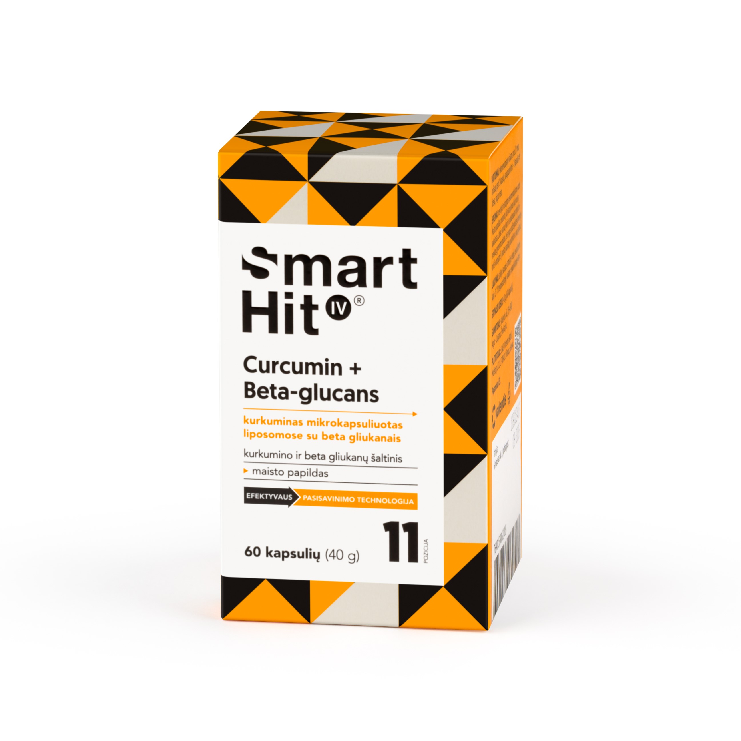 SmartHit IV Curcumin + Beta-glucans