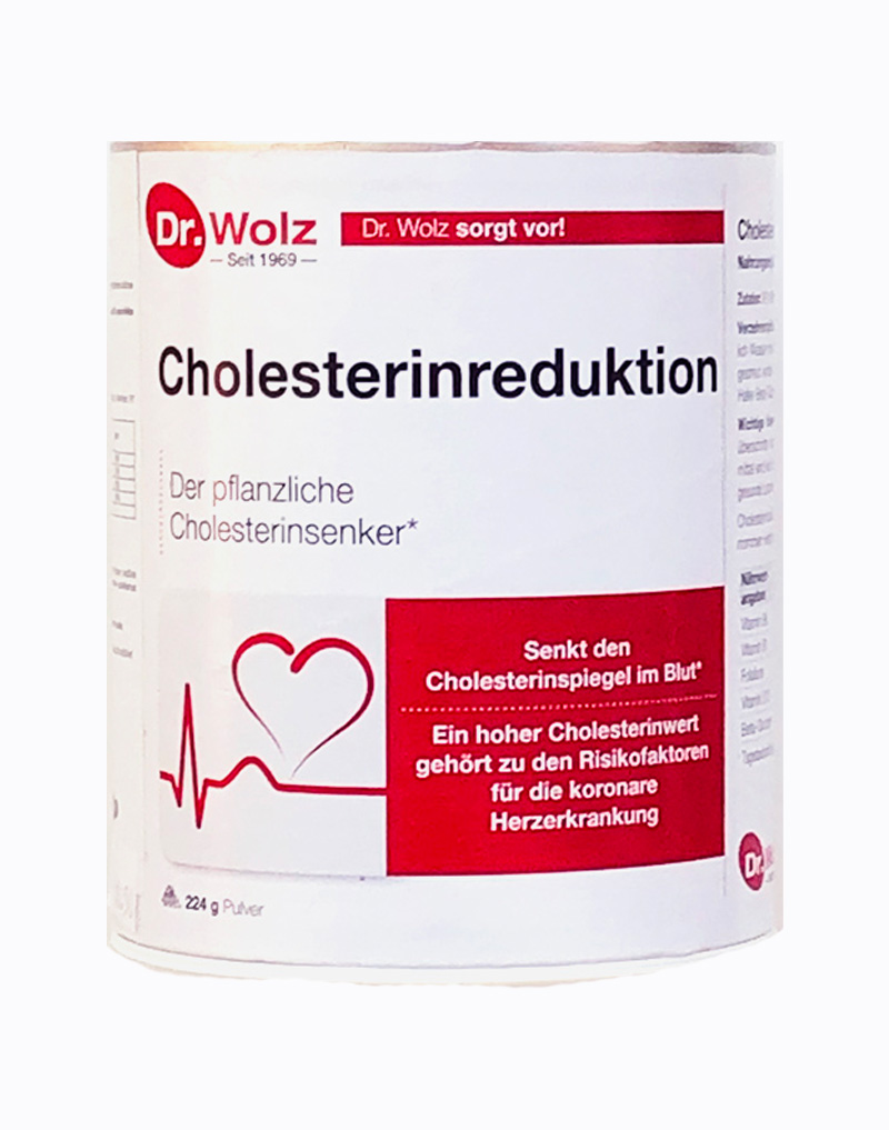 Cholesterinreduktion Dr. Wolz milteliai 224g