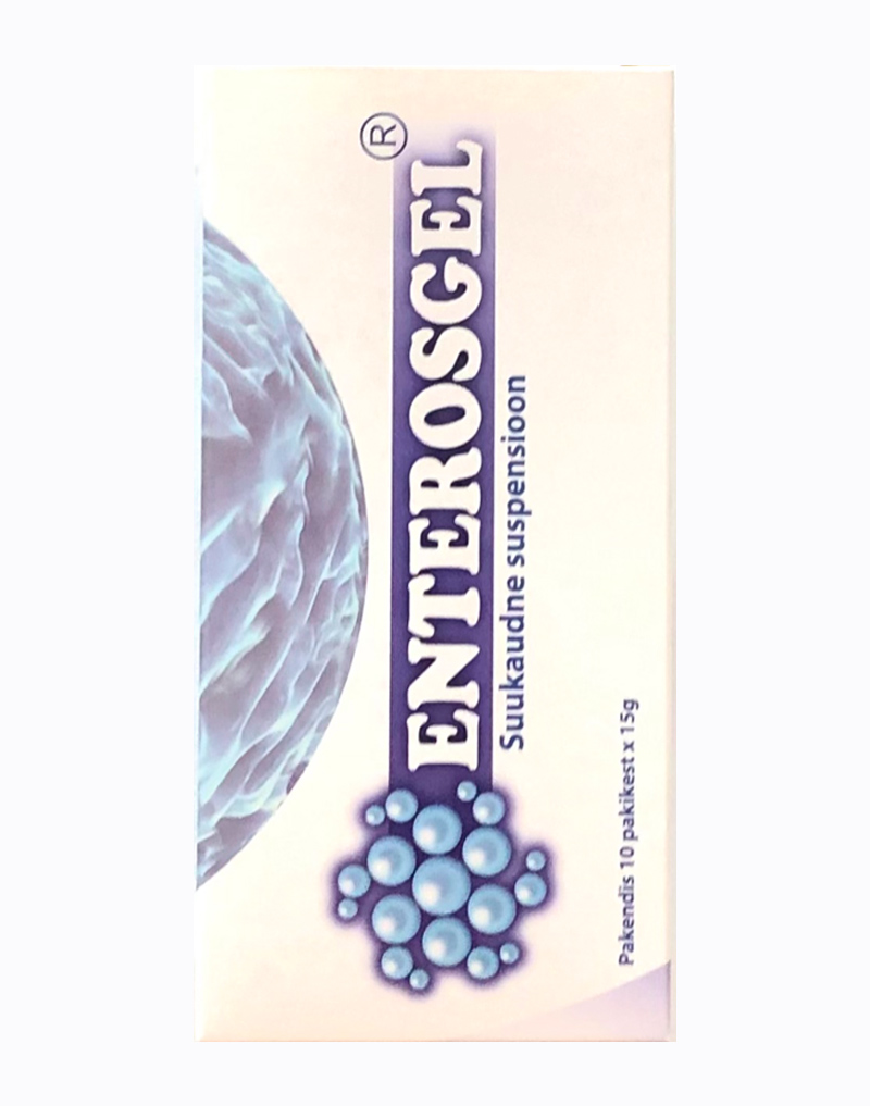 ENTEROSGEL skrandžio ir žarnyno adsorbentas po 15g, 10 paketėlių