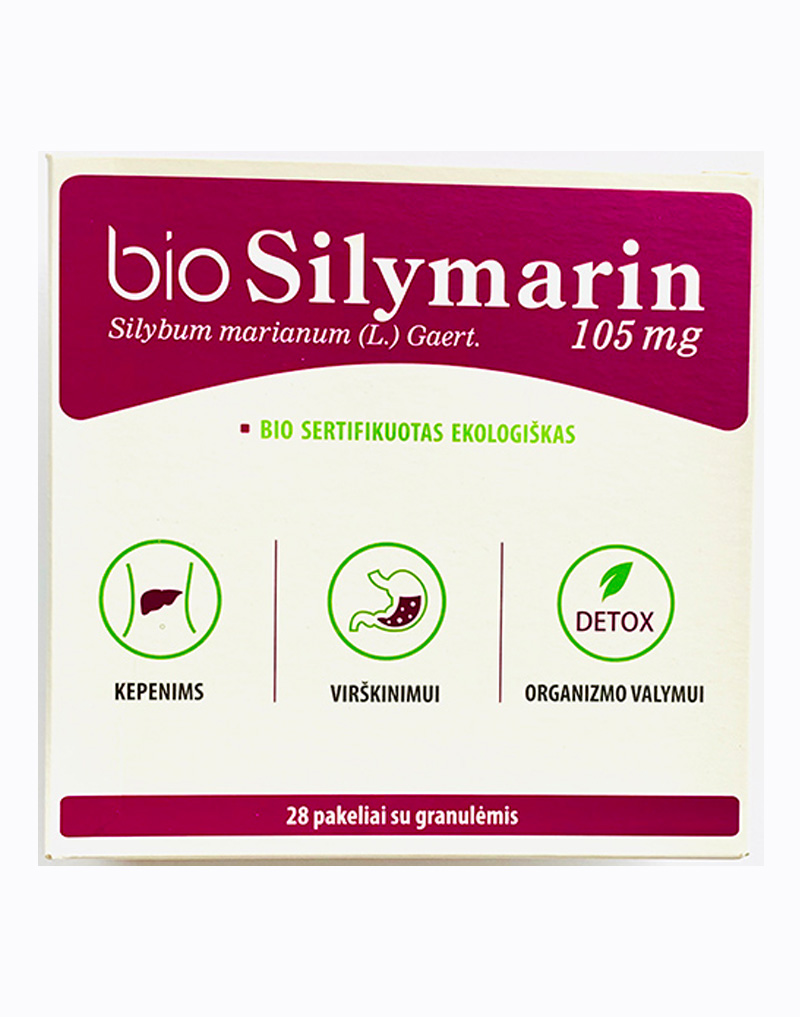 bioSilymarin, 105 mg x 28 pakeliai