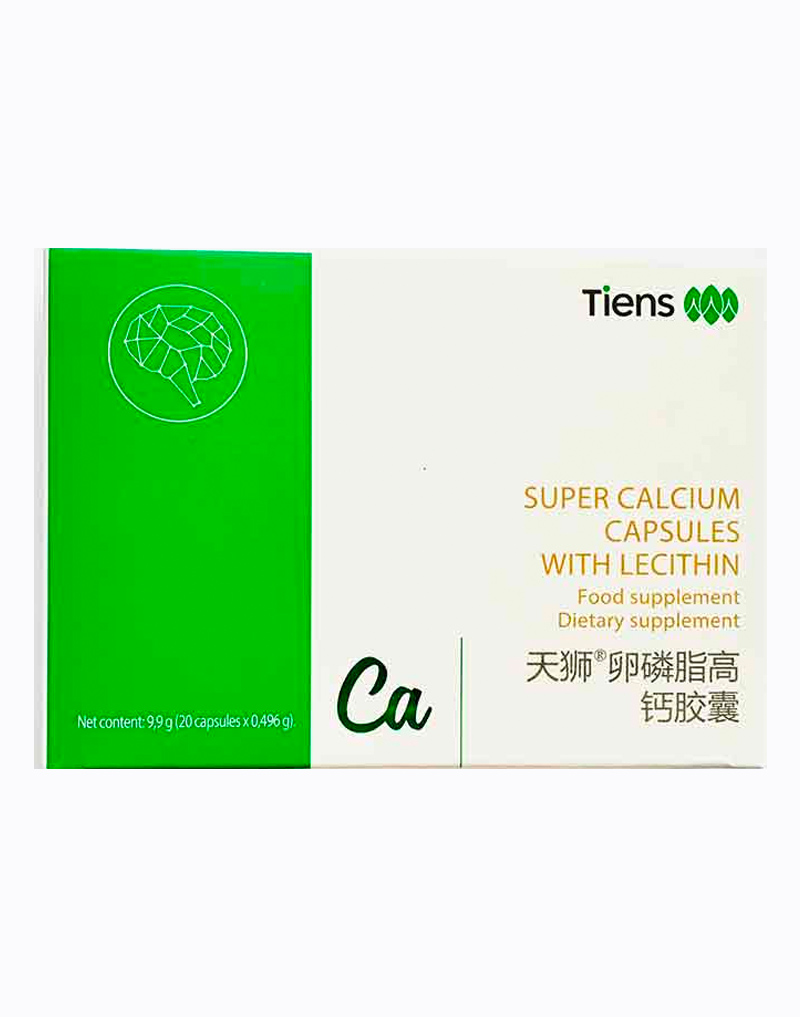 Kapsulės „SUPER CALCIUM” su lecitinu 20 kaps.x 0,496 g.