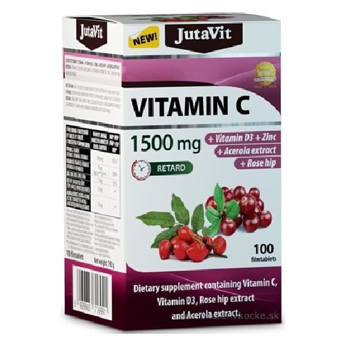 Maisto papildas C VITAMINAS 1500 mg, 100 tabl.