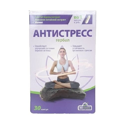 Maisto papildas ANTISTRESS HERBAL, 30 kaps.