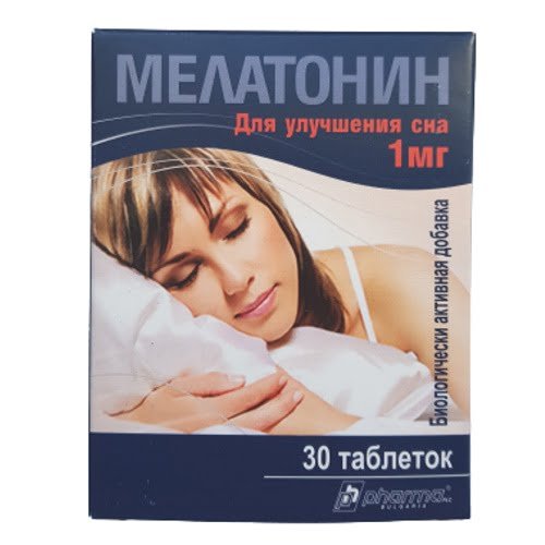 Maisto papildas MELATONIN, 30 tab.