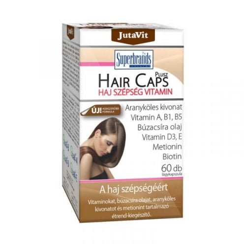 Maisto papildas JUTAVIT HAIR CAPS, 60 kaps.