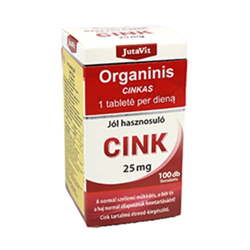 Maisto papildas ORGANINIS CINKAS, 100 tab.