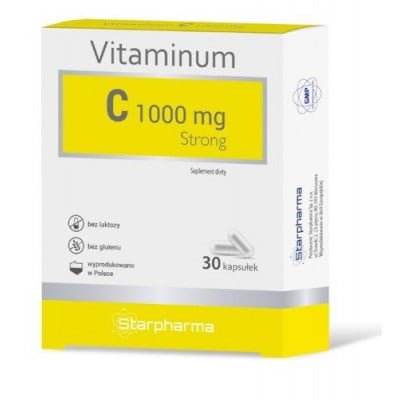 Maisto papildas VITAMINUM C 1000 MG STRONG, 30 kaps.