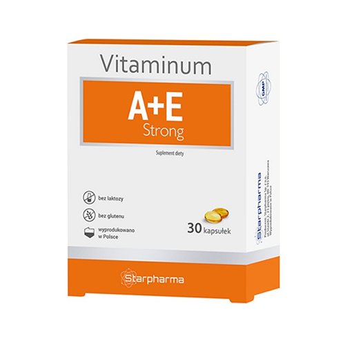 Maisto papildas STARPHARMA VITAMINUM A + E STRONG, 30 kaps.