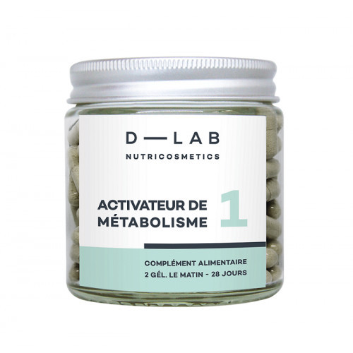 D-LAB Nutricosmetics Activateur de Métabolisme Maisto papildas, metabolizmą skatinantis kompleksas, 1 Mėnesiui